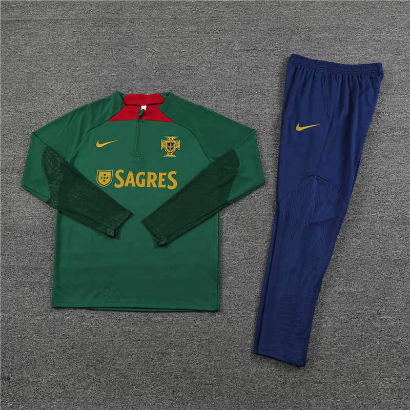 Portugal Dark Blue and Green Tracksuit