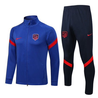 Atletico Madrid Dark Blue and Blue Tracksuit