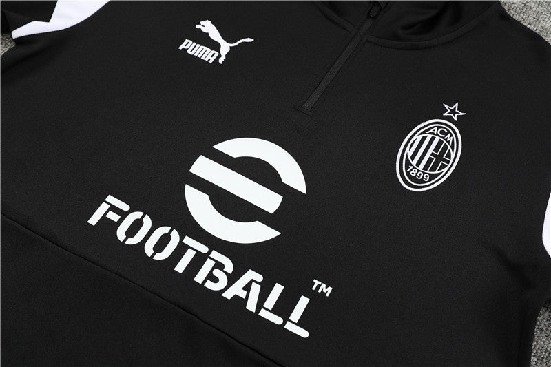 AC Milan Black and White Tracksuit II