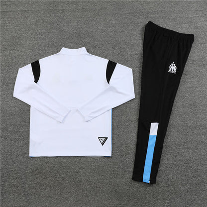 Olympique de Marseille Black and White Tracksuit