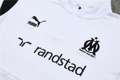 Olympique de Marseille Black and White Tracksuit