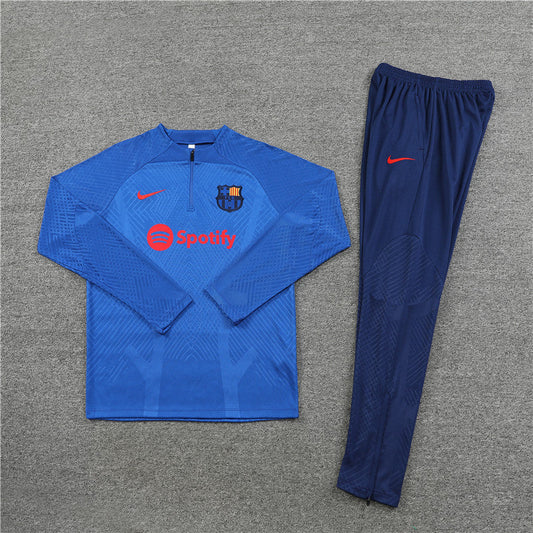 FC Barcelona Dark Blue and Blue Tracksuit