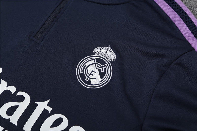 Real Madrid Dark Blue Tracksuit