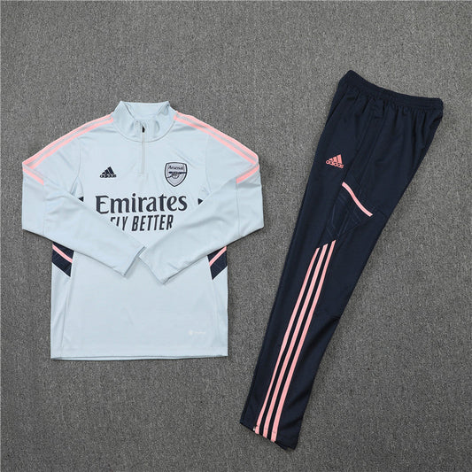 Arsenal Dark Blue and White Tracksuit