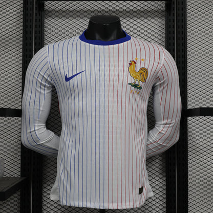 France 2024-2025 Away Kit Long Sleeve