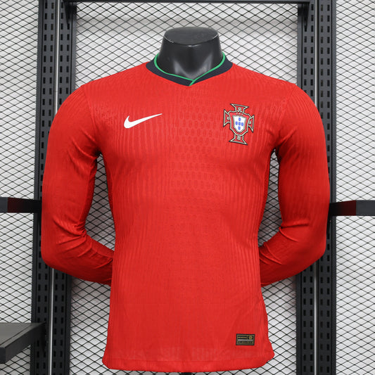 Portugal 2024-2025 Home Kit Long Sleeve