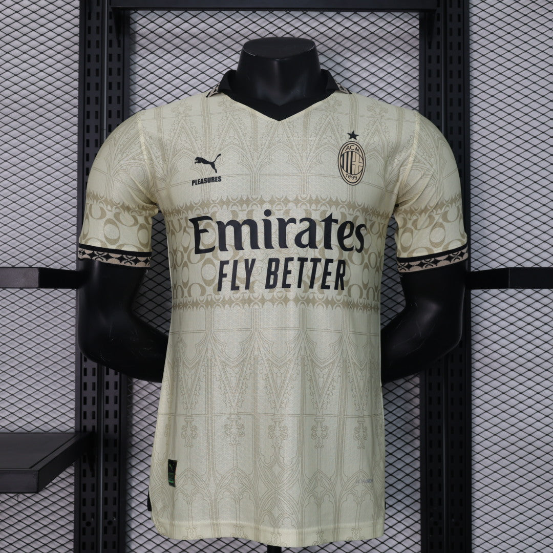 AC Milan 2023-2024 Fourth Kit Beige