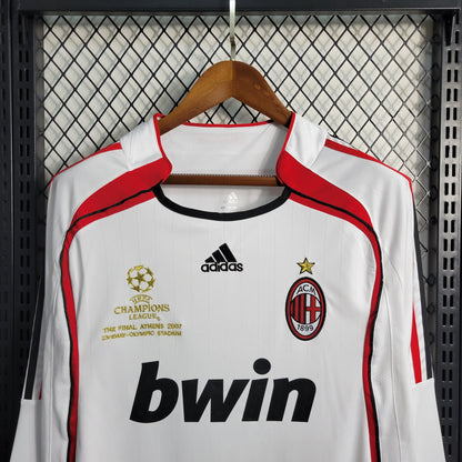 AC Milan 2007 UCL Long Sleeve Away Kit