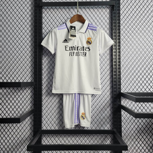 Real Madrid 22/23 Home Jersey Kids