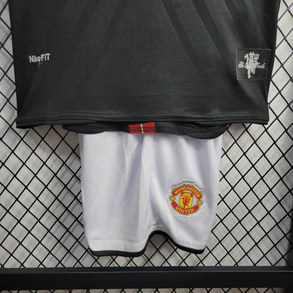 Manchester United  07/08 Black Jersey Kids