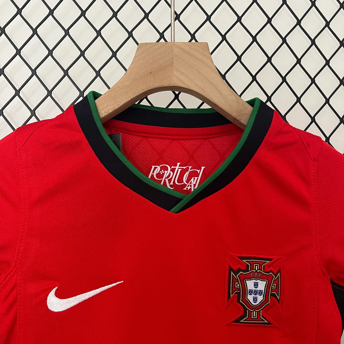 Portugal 2024 Home Jersey Kids