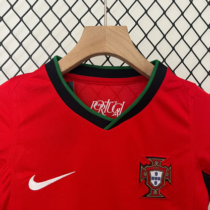 Portugal 2024 Home Jersey Kids