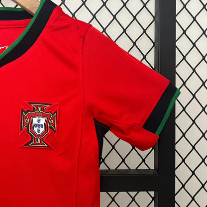 Portugal 2024 Home Jersey Kids