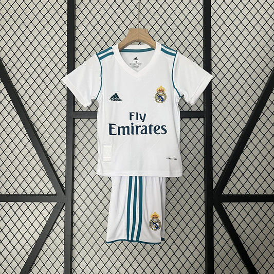 Real Madrid 17/18 Home Jersey Kids